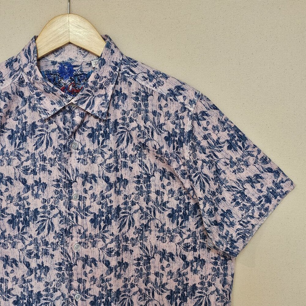 Robert Graham Short Sleeve Button Down Classic Fit L